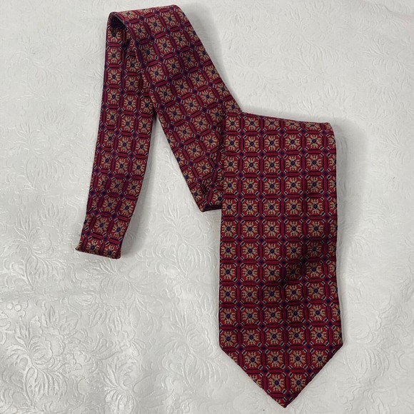 Lot 6 Jos A Bank Silk Neck Ties - Picture 4 of 15